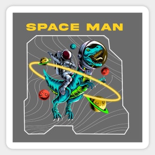 Space Man Sticker